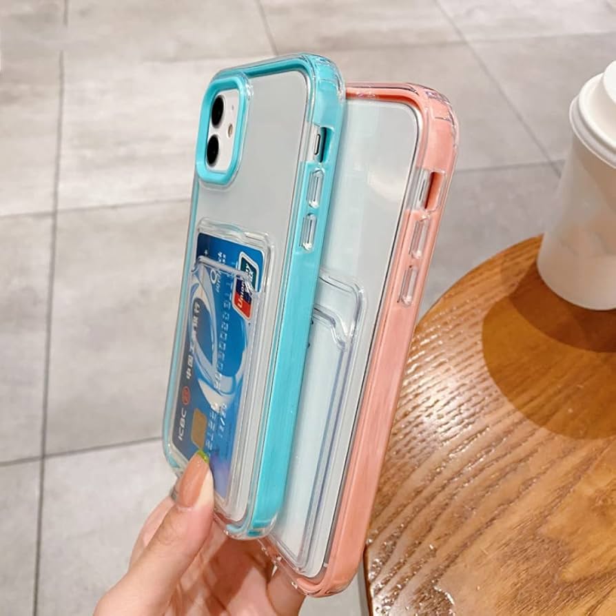 Amazon.co.jp: クリアカードスロットホルダーiPhoneケース用
